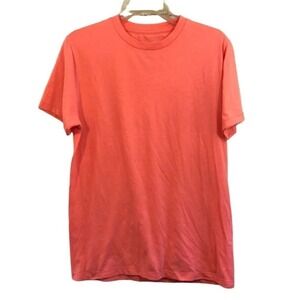Modern Current Mens‎ Coral Crew Neck Short Sleeve T-Shirt